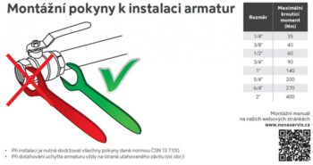 NOVASERVIS - Guľový plnoprietokový kohút, páka MM 2 1/2" KFP7