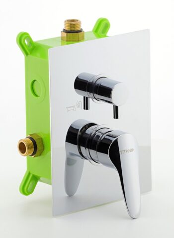 NOVASERVIS - Podomietková batéria s boxom 2 vývody, IRIS New BOX94451R,0