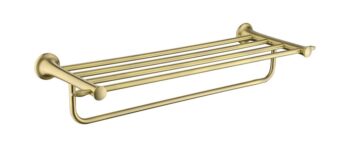 NOVASERVIS - Veľký držiak uterákov so závesom ANTICA, bronz AAI35BR