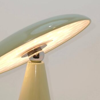 Nabíjacia stolová lampa LED Beacon Kinoko, zelená, IP44, výška 27 cm