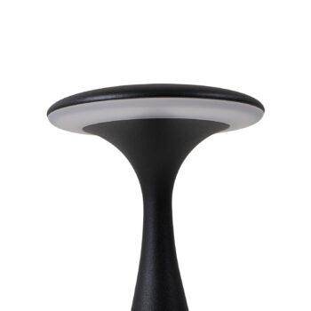 Nabíjacia stolová lampa Lindby LED Evelen, čierna, IP54, CCT