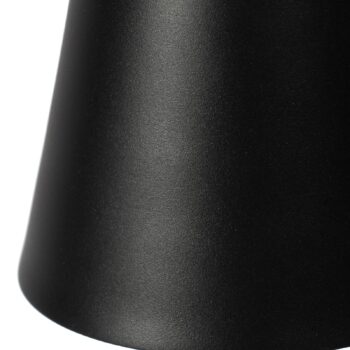 Nabíjacia stolová lampa Lindby LED Janea TWIN, čierna, kov