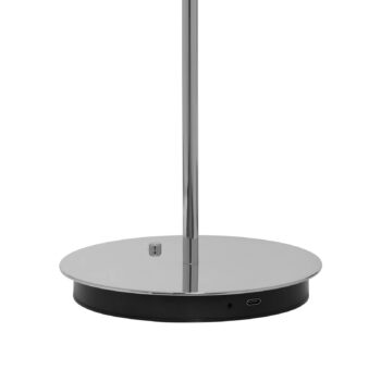 Nabíjacia stolová lampa UMAGE LED Asteria Move, leštená oceľ, 31 cm