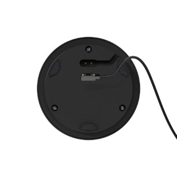 Nabíjateľná stolná lampa Numotion LED, čierna, sklo, IP54, stmievateľná