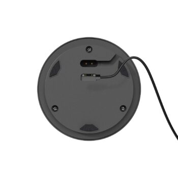 Nabíjateľná stolná lampa Numotion LED, grafitová, sklo, IP54, stmievateľná