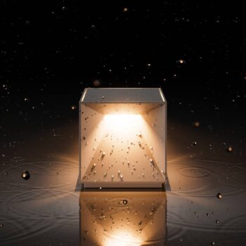 Nabíjateľná stolná lampa Nutalis LED, snehobiela, IP54, stmievateľná