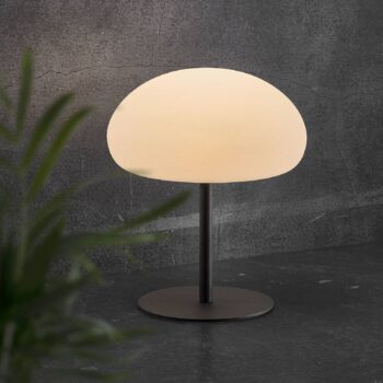 Nabíjateľná stolová LED lampa Sponge table, výška 40,5 cm, čierna