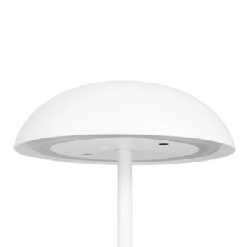 Nabíjateľná stolová lampa Arcchio LED Thenra, biela, nástenný držiak