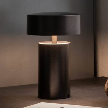 Nabíjateľná stolová lampa Audo Column, IP44, bronzová