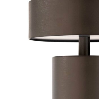 Nabíjateľná stolová lampa Audo Column, IP44, bronzová