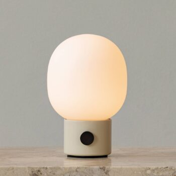Nabíjateľná stolová lampa Audo JWDA, alabaster