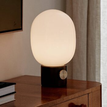 Nabíjateľná stolová lampa Audo JWDA, čierna