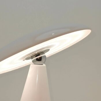 Nabíjateľná stolová lampa Beacon LED Kinoko, biela, IP44, výška 27 cm