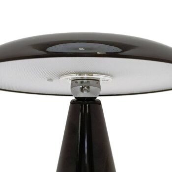 Nabíjateľná stolová lampa Beacon LED Kinoko, čierna, IP44, výška 27 cm