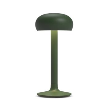 Nabíjateľná stolová lampa EVA Solo LED Emendo, zelená, stmievateľná, IP44