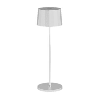Nabíjateľná stolová lampa Egger DLS LED Tosca, biela