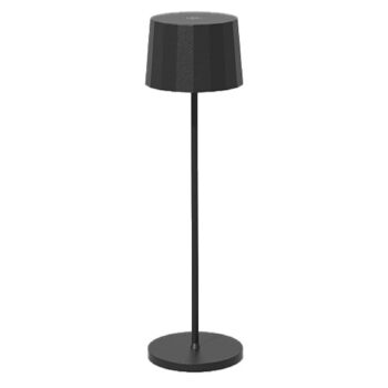 Nabíjateľná stolová lampa Egger DLS LED Tosca, čierna
