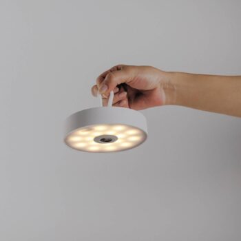 Nabíjateľná stolová lampa Ella LED, magnetická, biela