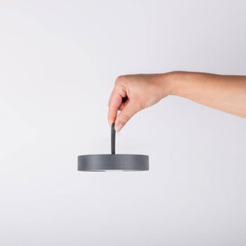 Nabíjateľná stolová lampa Ella LED, magnetická, sivá
