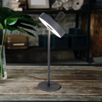 Nabíjateľná stolová lampa Ella LED, magnetická, sivá