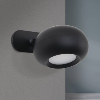 Nabíjateľná stolová lampa Kerby LED, čierna, výška 40 cm, oceľ/hliník