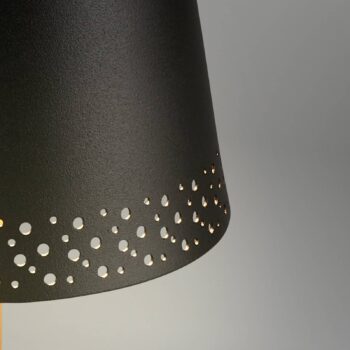 Nabíjateľná stolová lampa Kiki LED, čierna/zlatá, IP44, 3 000K