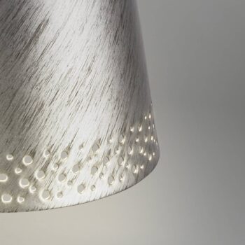 Nabíjateľná stolová lampa Kiki LED, starožitná strieborná, IP44, 3 000K