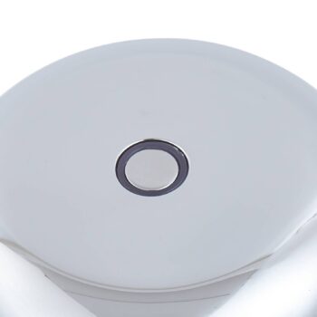 Nabíjateľná stolová lampa Lucande LED Quill, chróm, CCT, stmievateľná