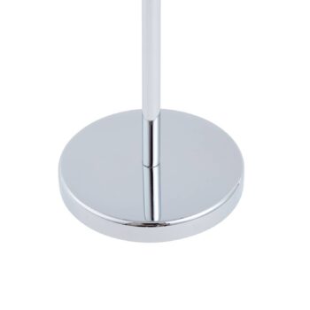 Nabíjateľná stolová lampa Lucande LED Quill, chróm, CCT, stmievateľná