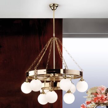 Nádherný luster ELEGANCIA v secesnom vzhľade