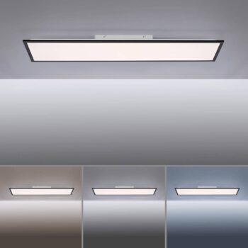 Nadstavbový LED panel Flat CCT čierna 119 x 29 cm