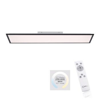 Nadstavbový LED panel Flat CCT čierna 119 x 29 cm