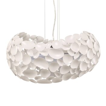 Narisa LED závesné svetlo 5xG9, Ø47cm, biela