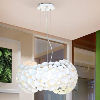 Narisa LED závesné svetlo 5xG9, Ø47cm, biela