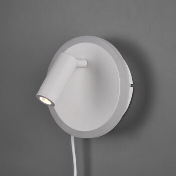 Nástenná LED lampa Jordan, 2 zdroje, biela farba