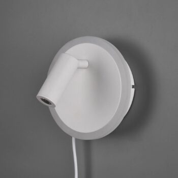 Nástenná LED lampa Jordan, 2 zdroje, biela farba