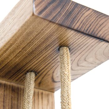 Nástenná lampa Bassena z pravého bledého dreva