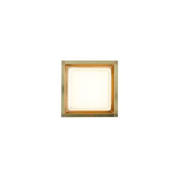 Nástenné LED Ice Cubic 3404 mosadz prírodná