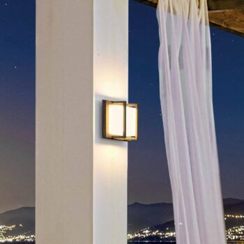 Nástenné LED Ice Cubic 3406 mosadz prírodná