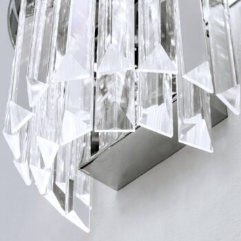 Nástenné LED Prism s up- and downlight, chróm