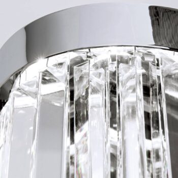 Nástenné LED Prism s up- and downlight, chróm