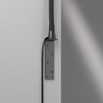 Nástenné LED Raik s ovládaním gestami, čierne