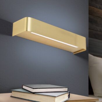Nástenné LED svetlo Bernhard up/downlight mosadzná