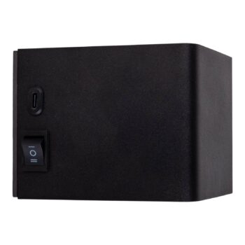 Nástenné LED svetlo Cube batéria magnetické čierna
