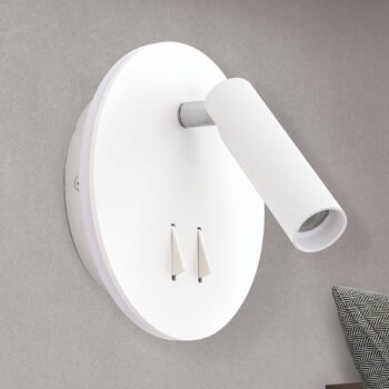 Nástenné LED svetlo Lenny s 2 zdrojmi svetla biela