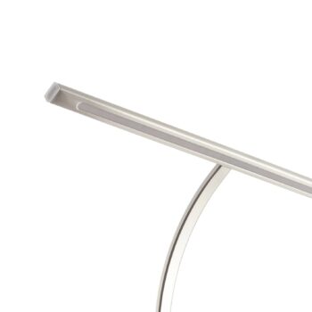 Nástenné LED svetlo Matisse, šírka 34 cm, striebro