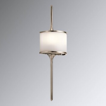Nástenné LED svetlo Mona IP44 55,9 cm pocínovaná