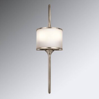 Nástenné LED svetlo Mona IP44 55,9 cm pocínovaná