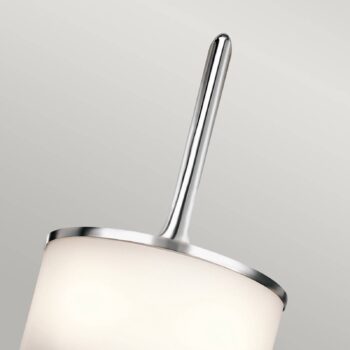 Nástenné LED svetlo Mona IP44 55,9cm leštený chróm