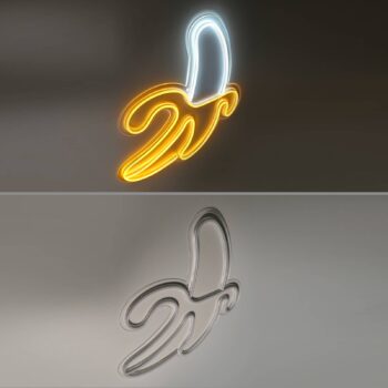Nástenné LED svetlo Neon Banane, USB